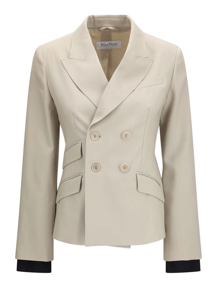 Beige Wool Oves Aries Blazer