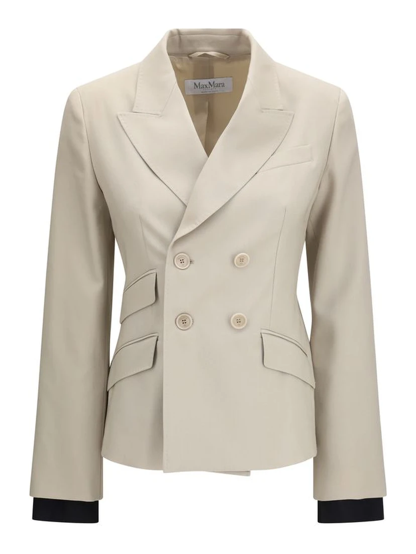 Beige Wool Oves Aries Blazer