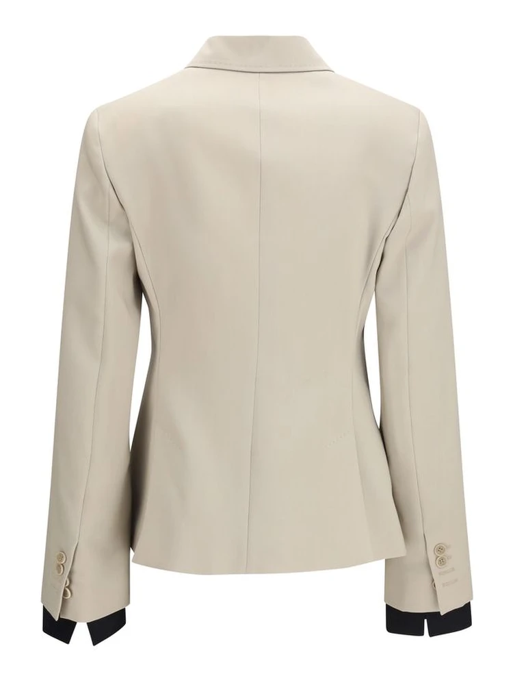 Beige Wool Oves Aries Blazer alternative