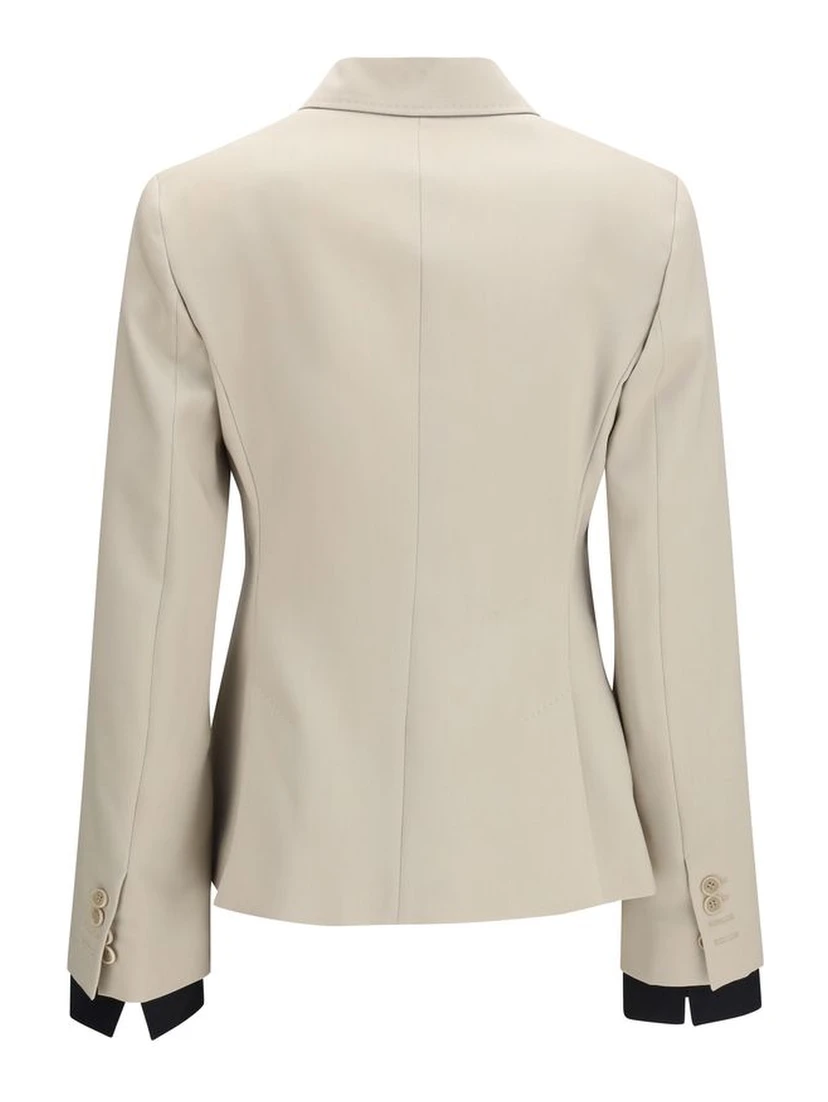 Beige Wool Oves Aries Blazer