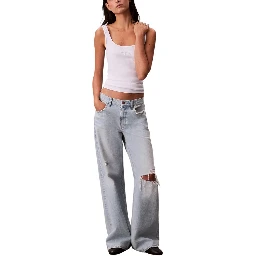 White Cotton Tank Tops