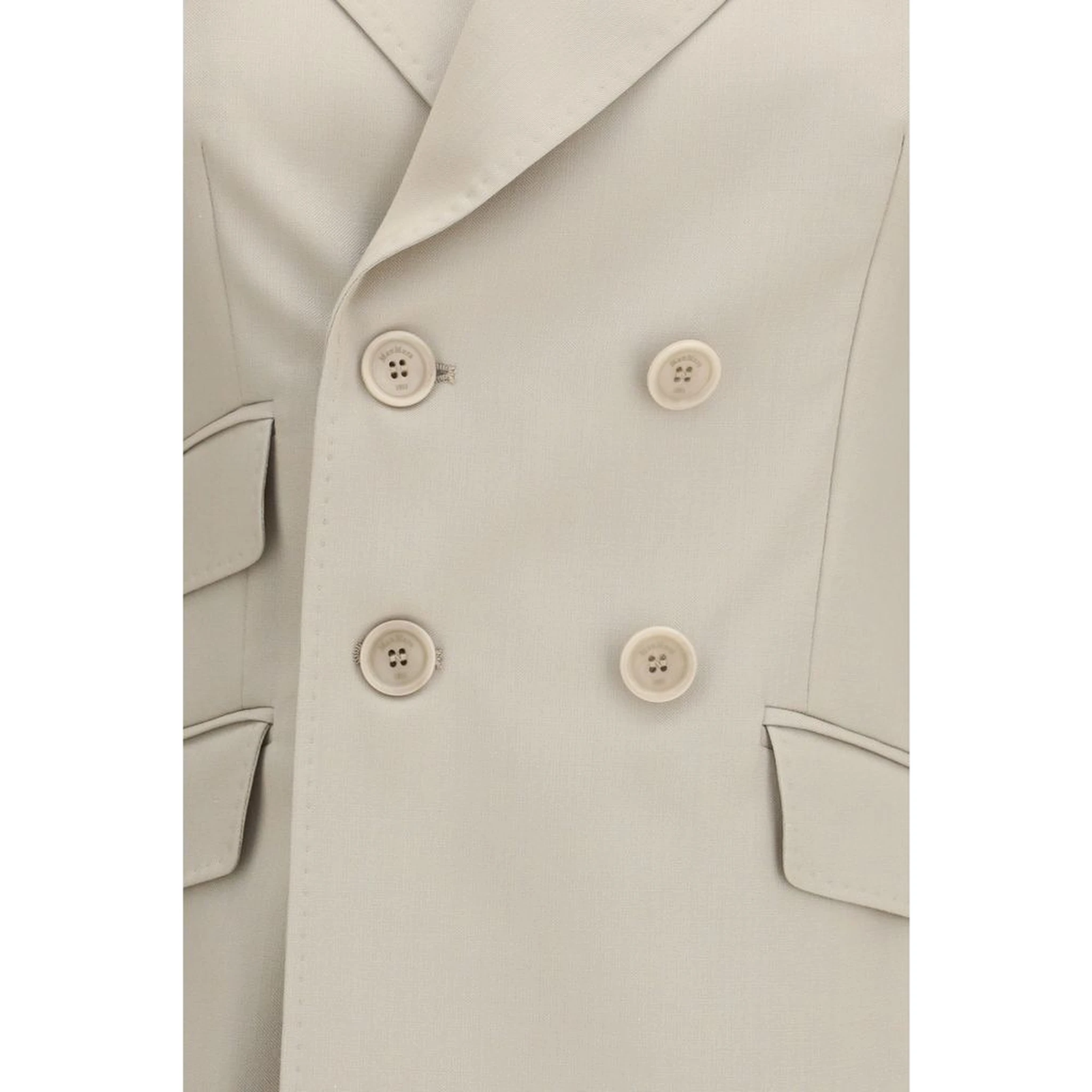 Beige Wool Oves Aries Blazer