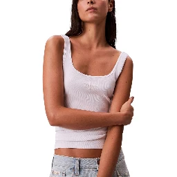White Cotton Tank Tops