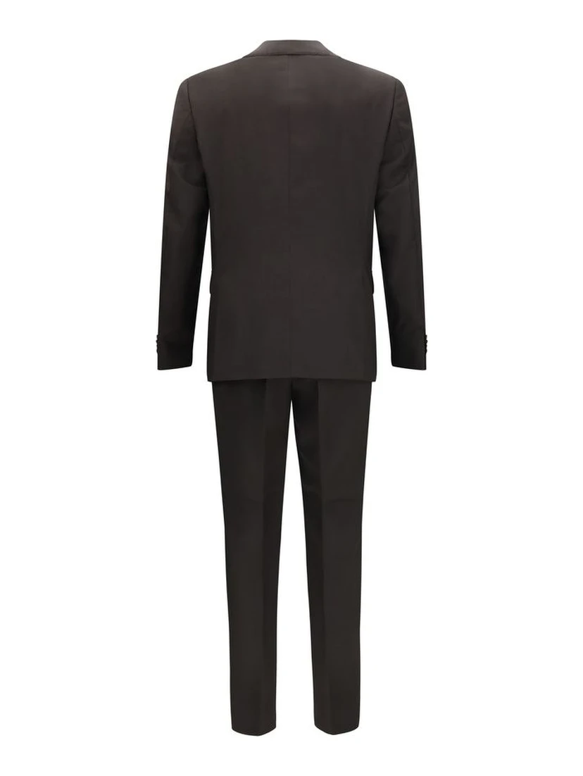 Gray Wool Oves Aries Two-Piece Suit