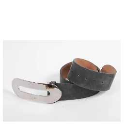 Beige Leather Regular Belt