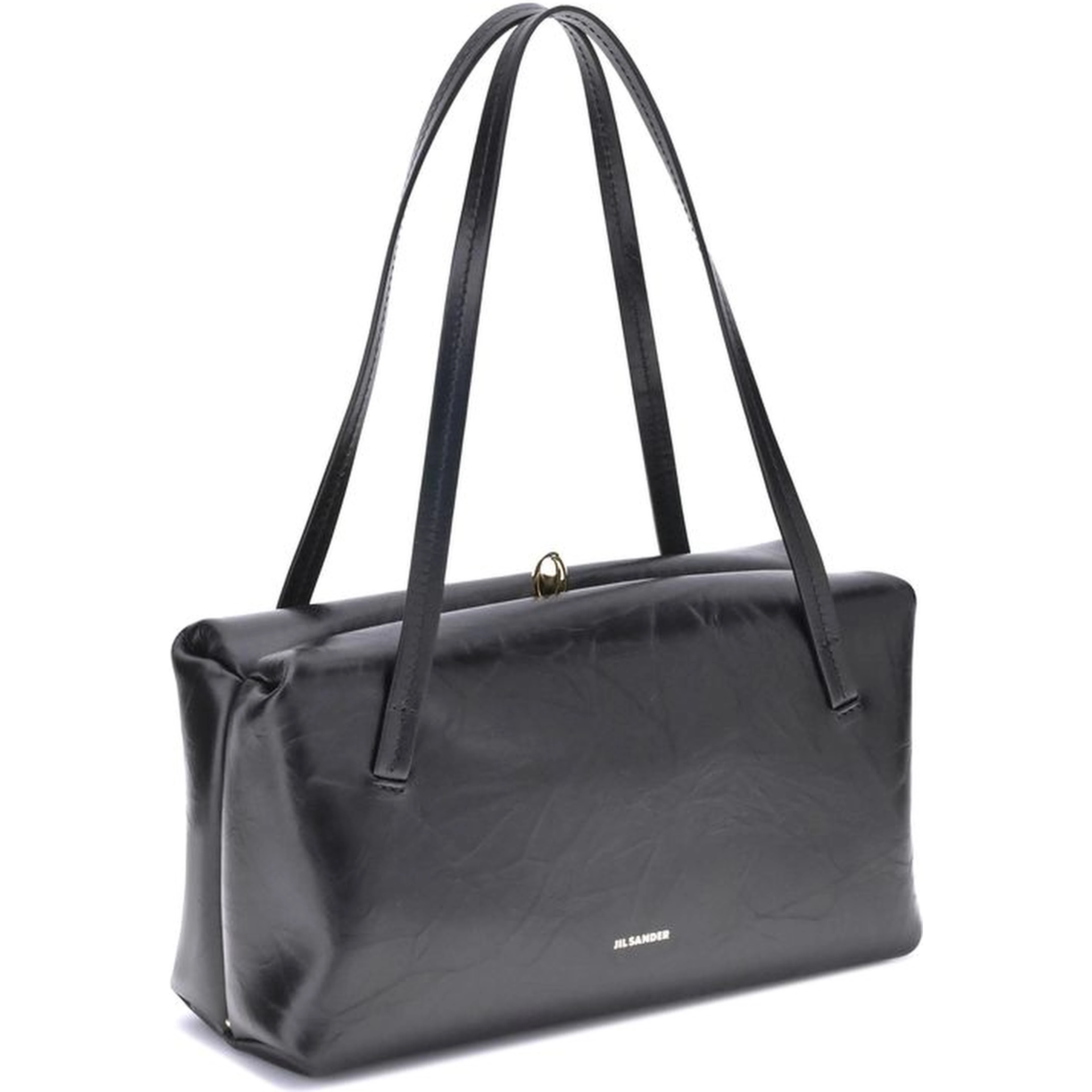 Black Calf Leather Bos Taurus Shoulder Bag