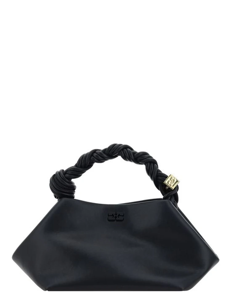 Black Recycled Leather Handbag