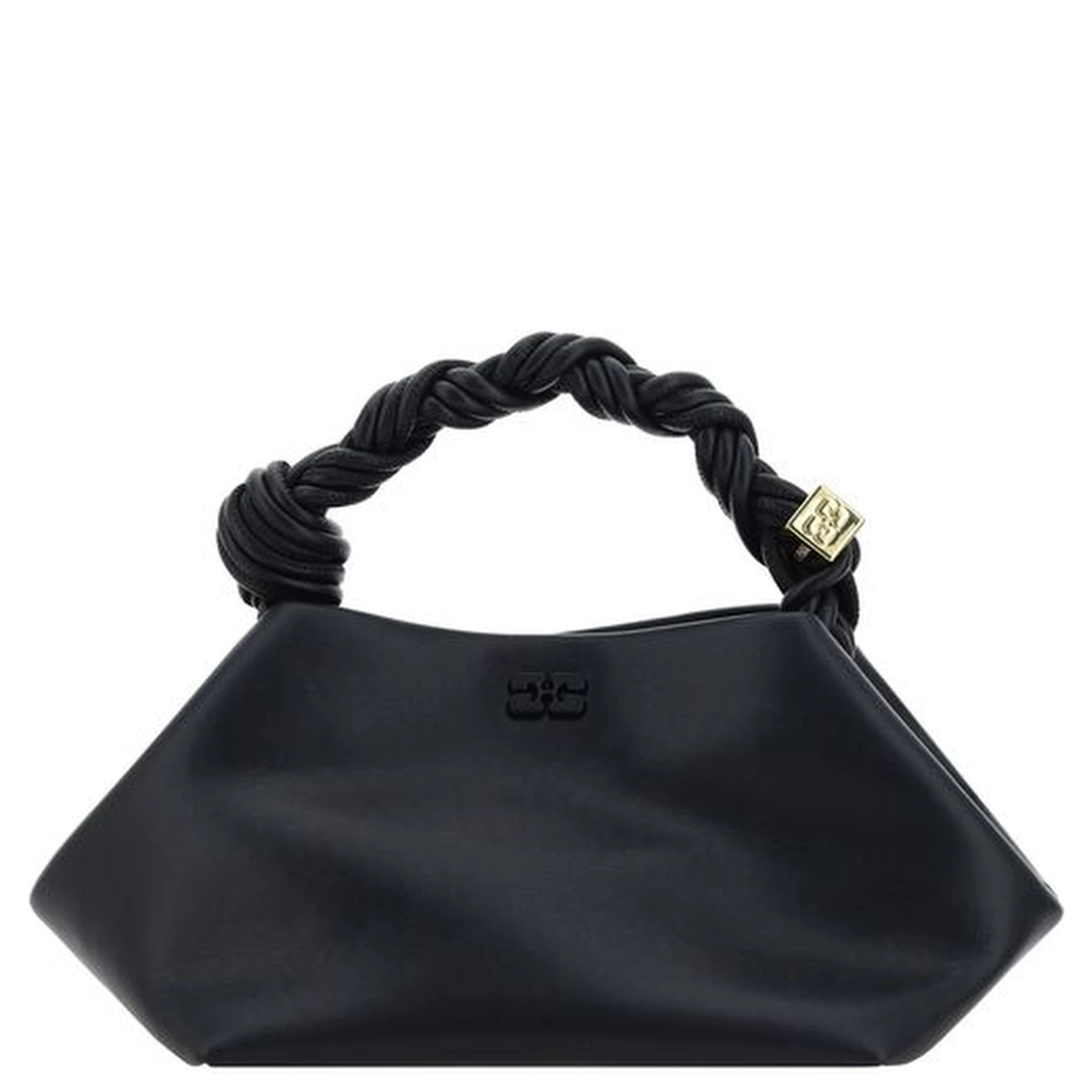 Black Recycled Leather Handbag