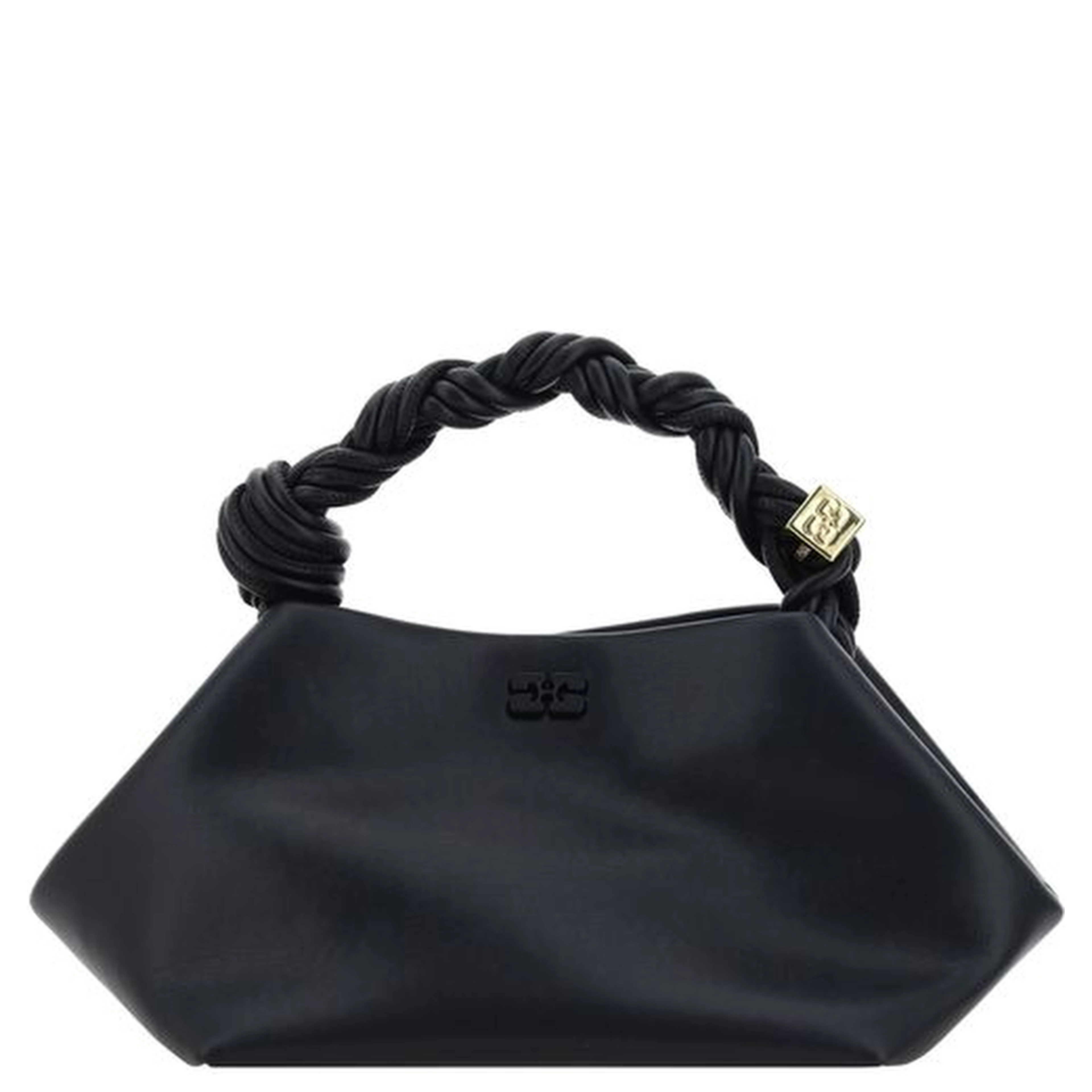 Black Recycled Leather Handbag