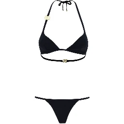 Black Nylon Bikini