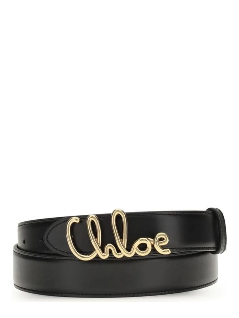 Black Calf Leather Bos Taurus Belt
