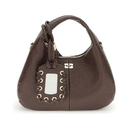 Brown Recycled Polyester Handbag