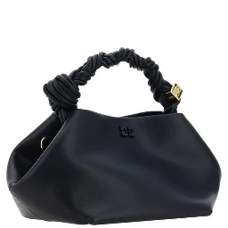 Black Recycled Leather Handbag