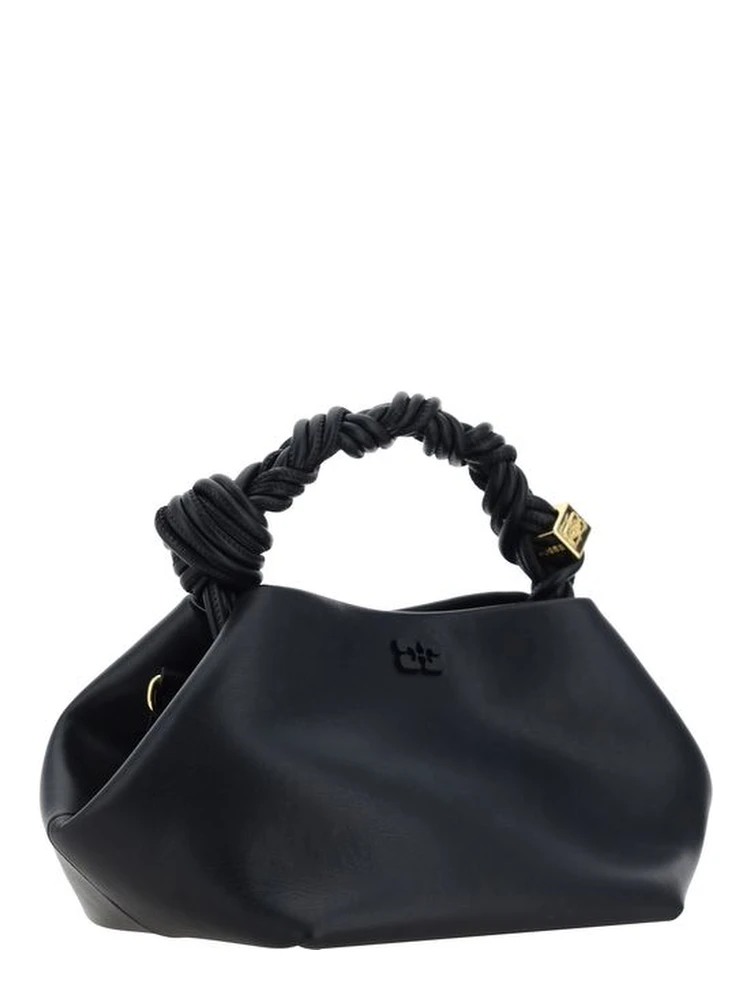Black Recycled Leather Handbag alternative