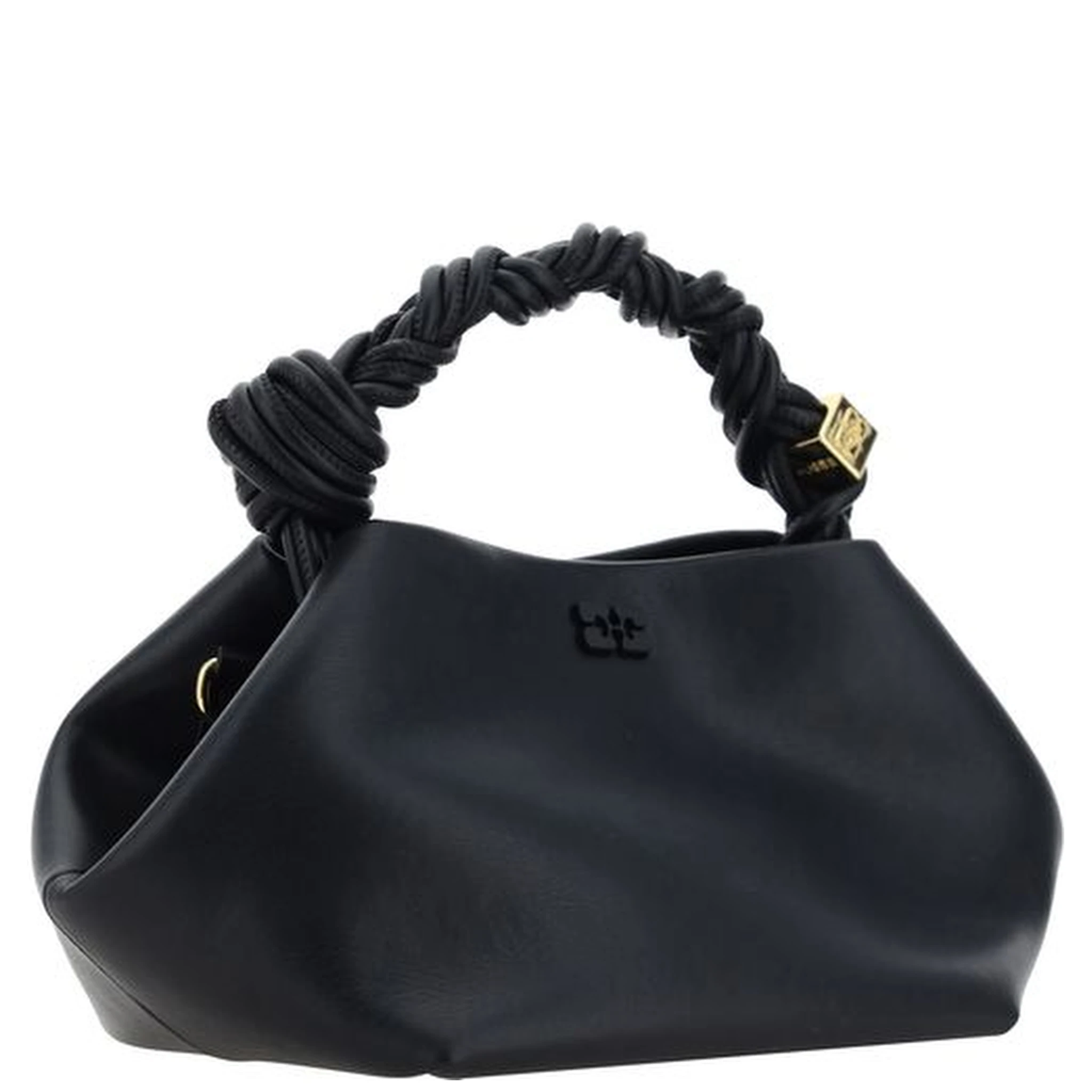 Black Recycled Leather Handbag