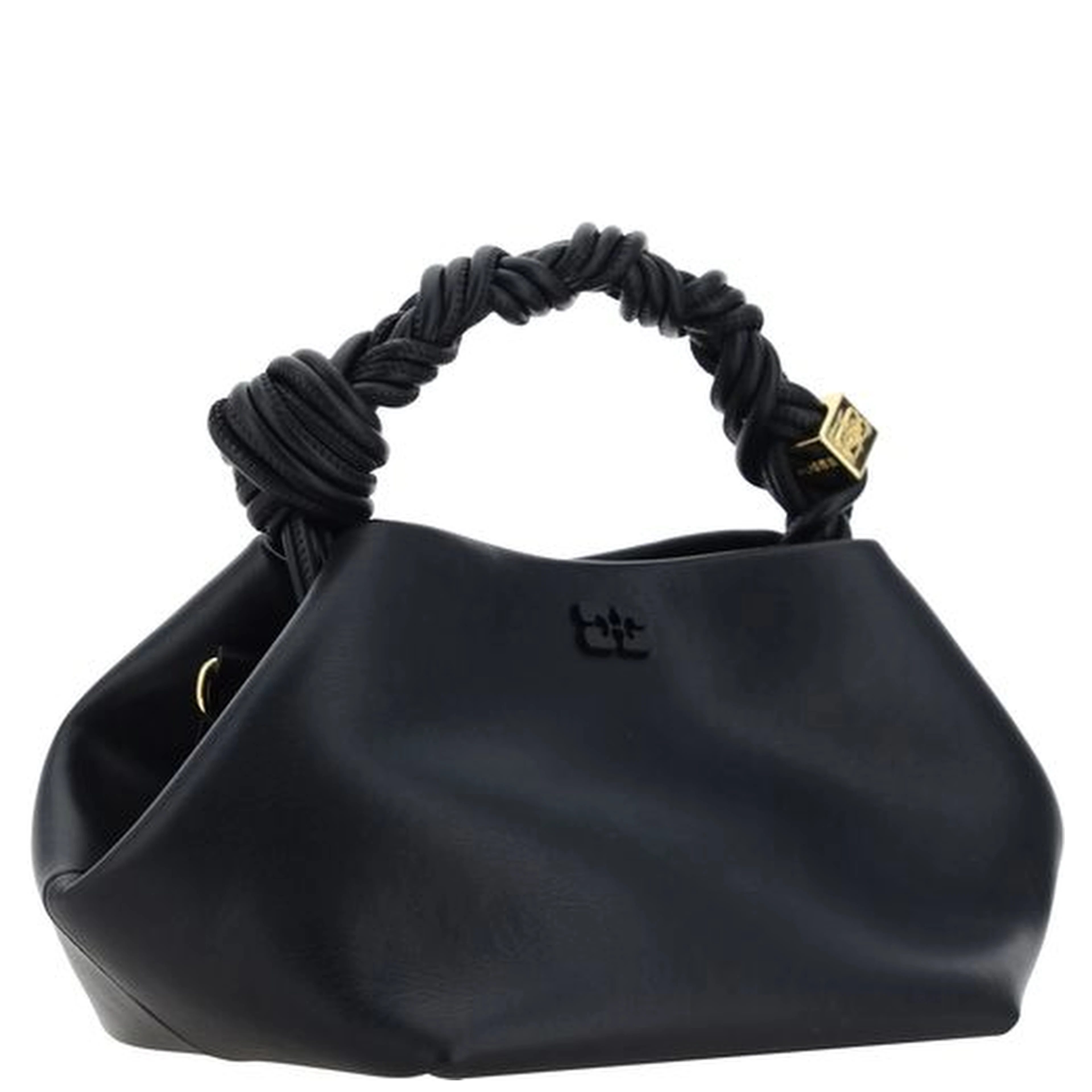 Black Recycled Leather Handbag