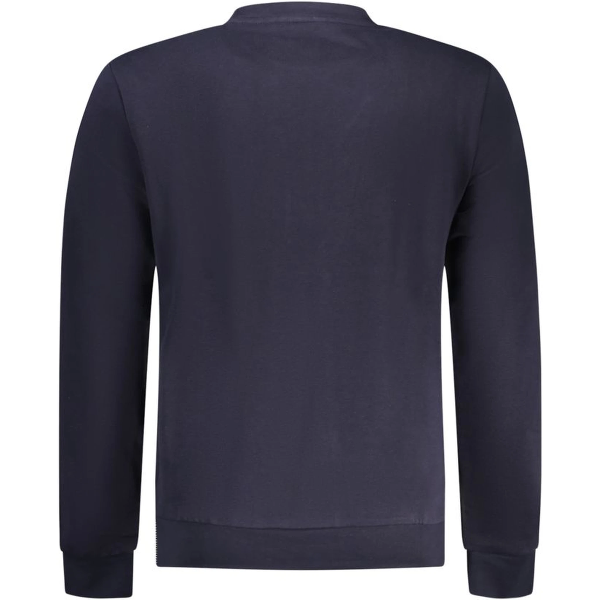 Blue Cotton Men Sweater