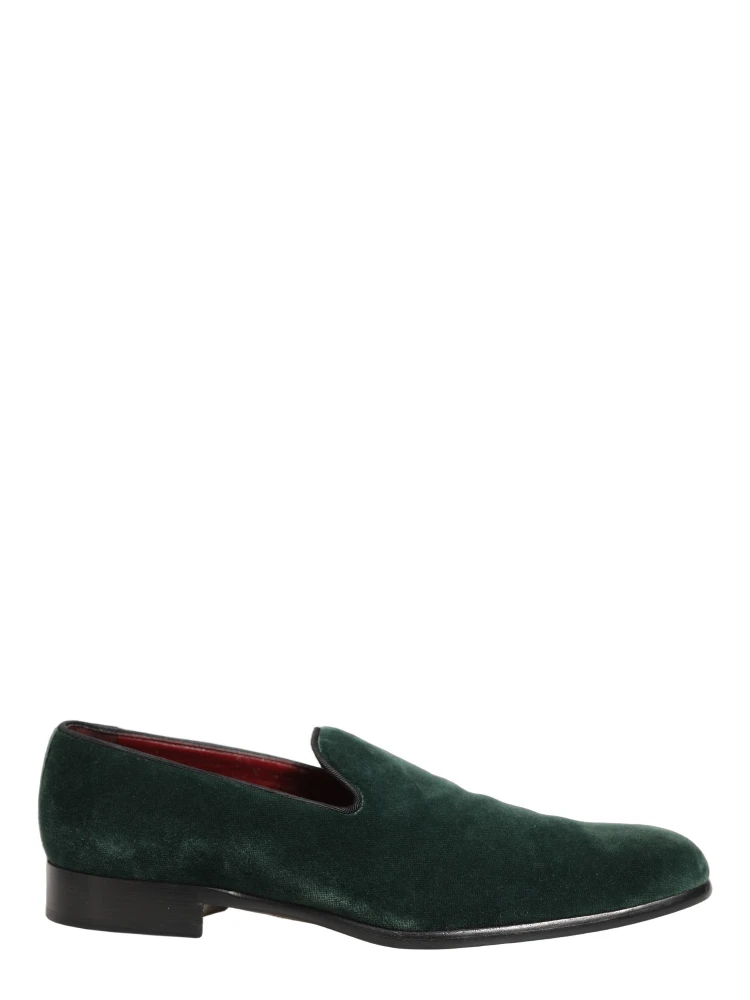 Green Suede Formal Slip On Men Loafers Shoes alternative