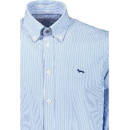 Azzurro Cotton Men's Shirt