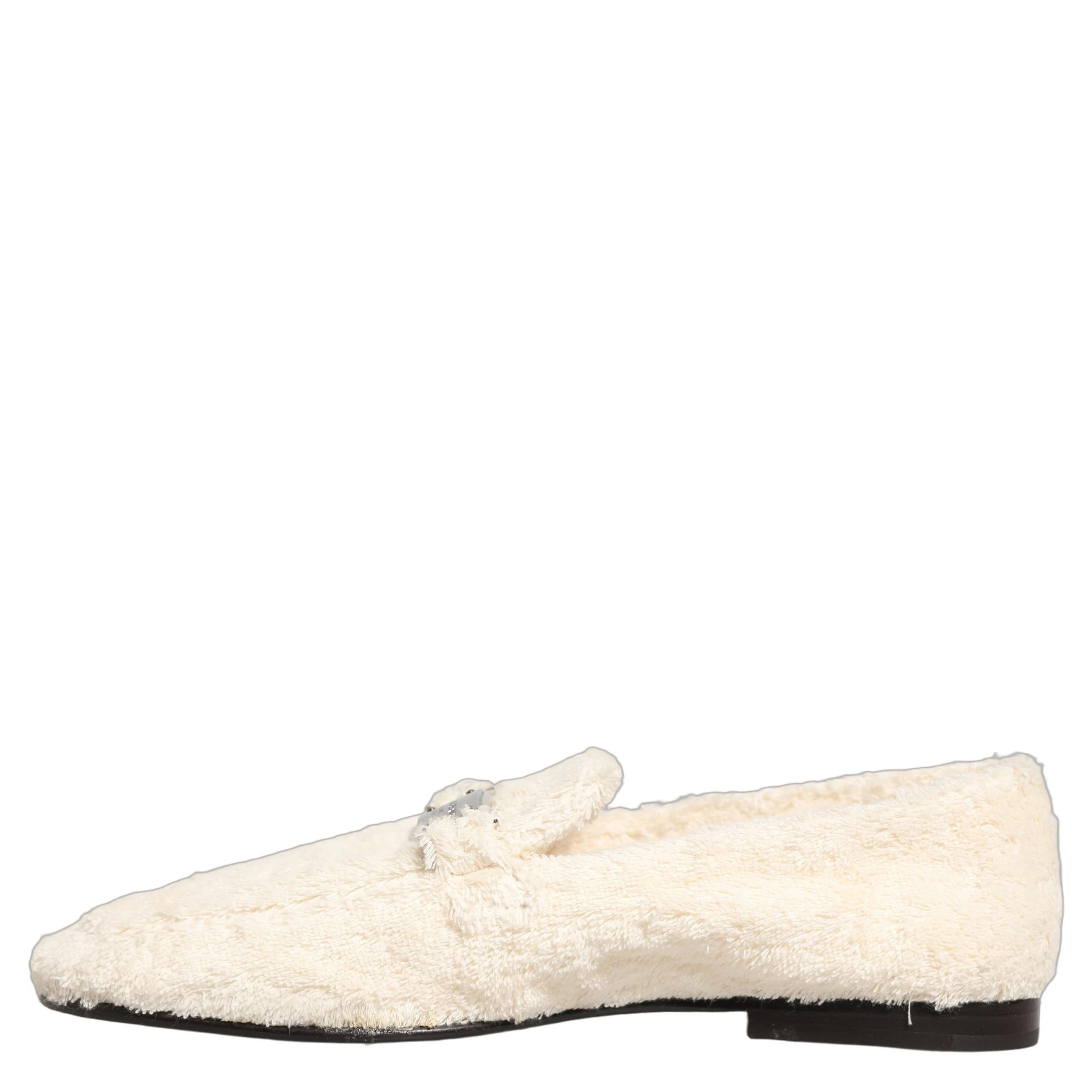 White Fur Shearling Men Dress Loafers Shoes