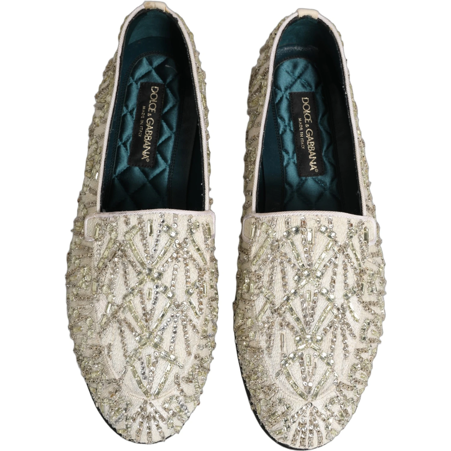 White Velvet Embroidered Dress Loafers Shoes