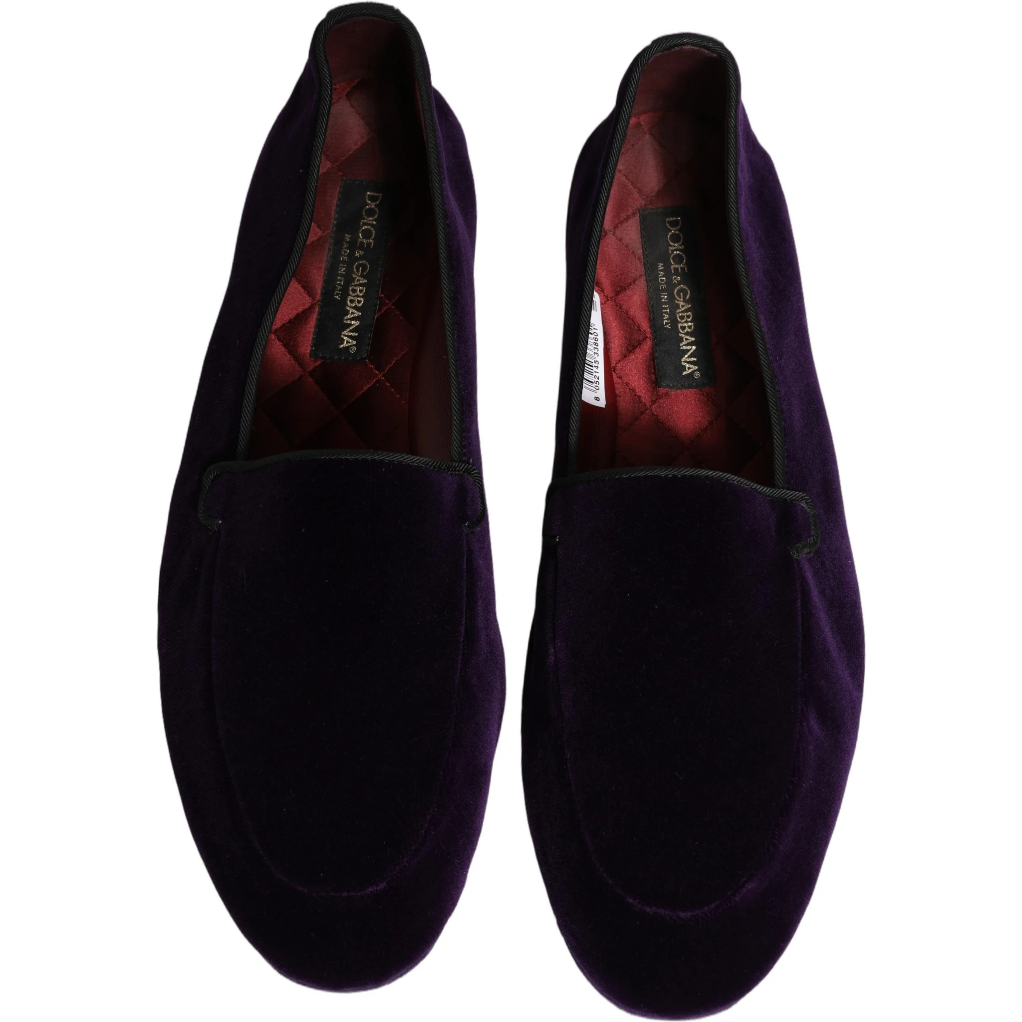 Violet Velvet Slip On Men Flats Loafers Shoes