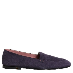 Violet Velvet Slip On Men Flats Loafers Shoes
