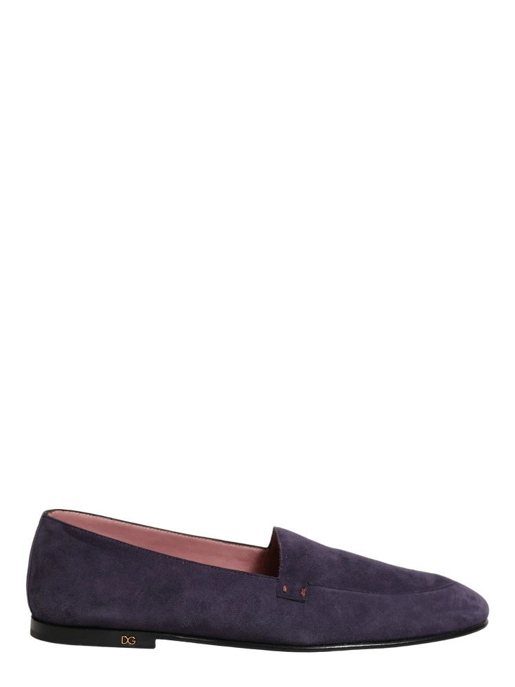 Violet Velvet Slip On Men Flats Loafers Shoes