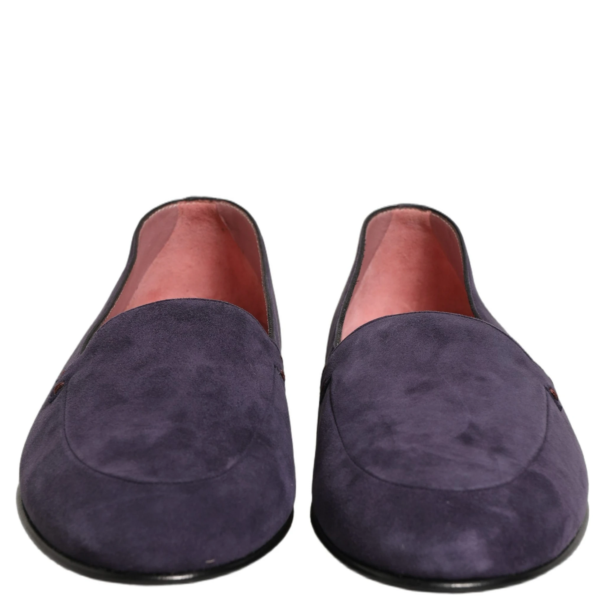 Violet Velvet Slip On Men Flats Loafers Shoes