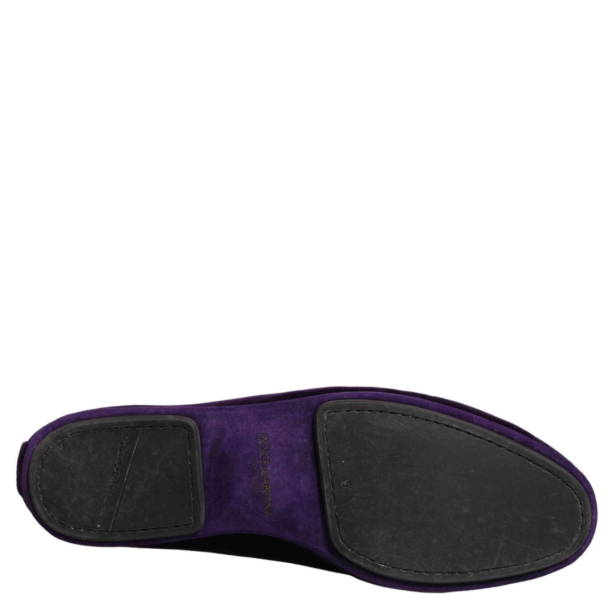 Violet Velvet Slip On Men Flats Loafers Shoes