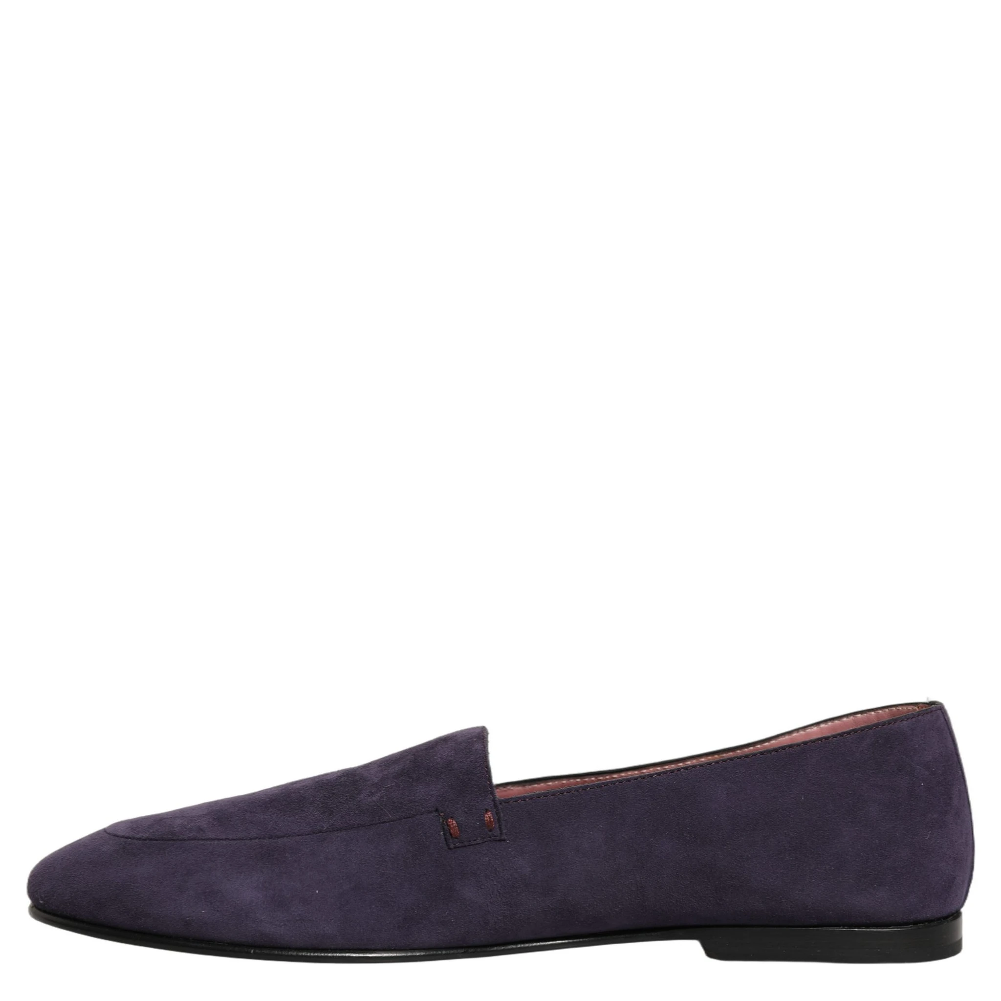 Violet Velvet Slip On Men Flats Loafers Shoes