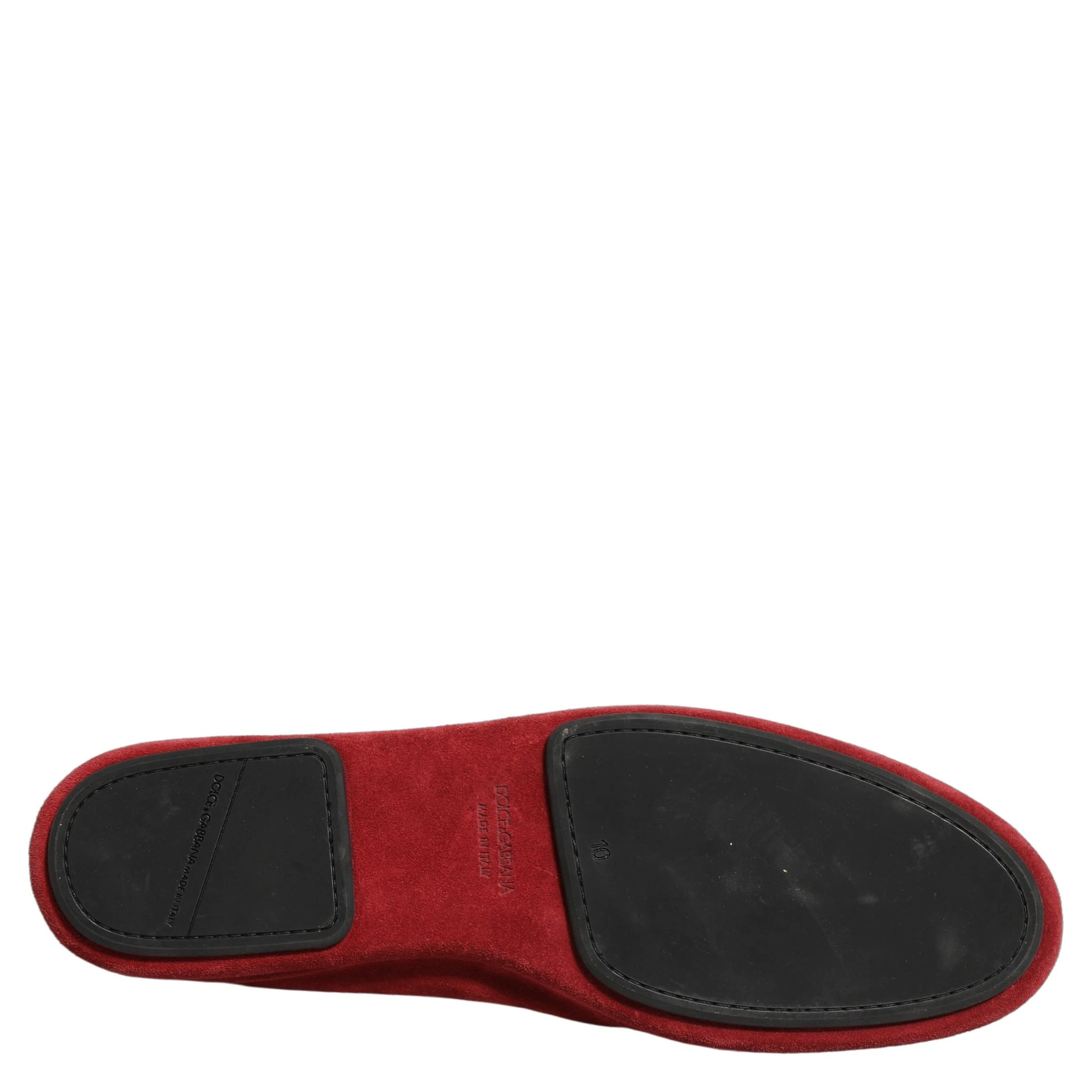 Red Suede Cross Slip On Dress Loafers Shoes