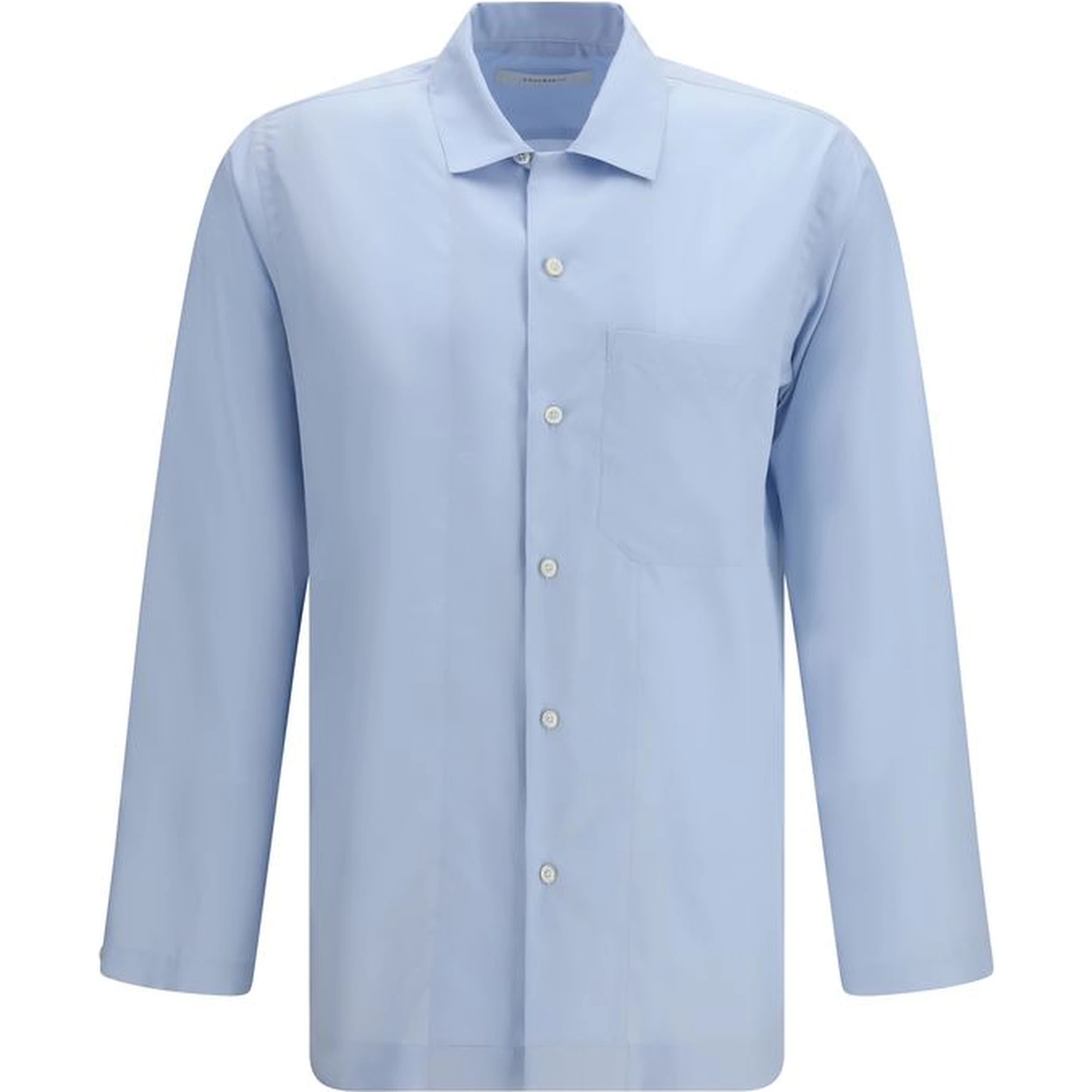 Blue Silk Shirt