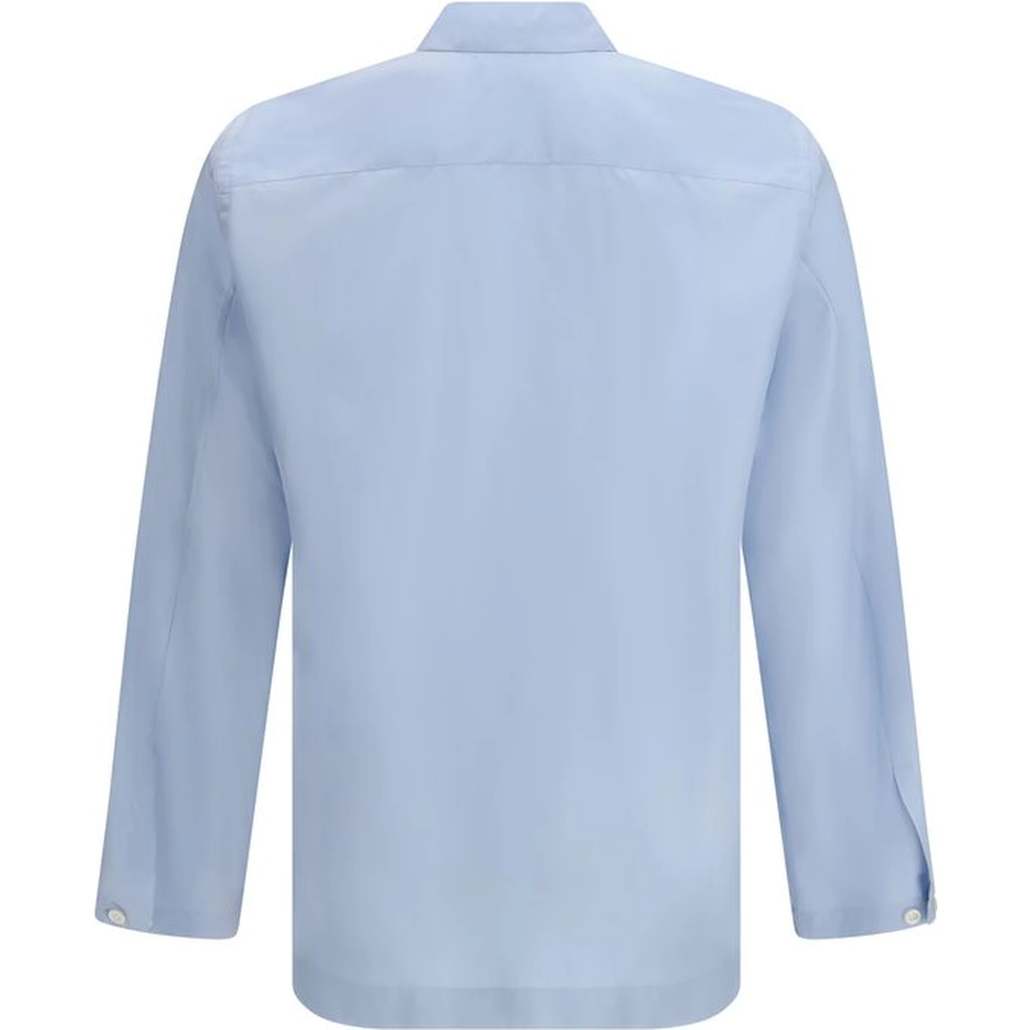Blue Silk Shirt
