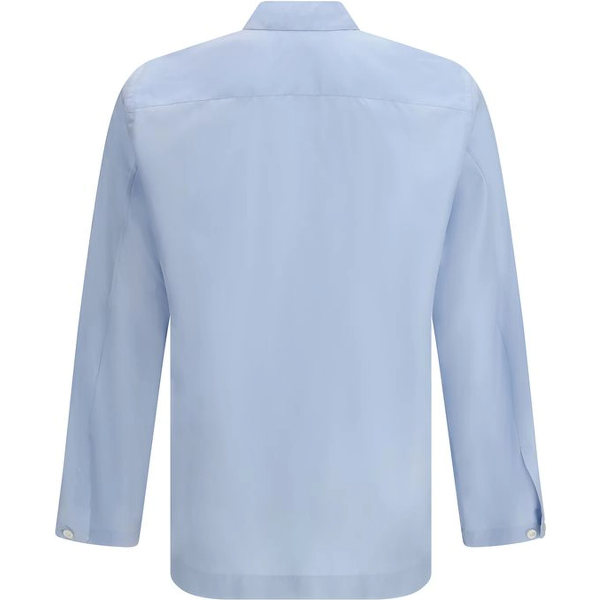 Blue Silk Shirt