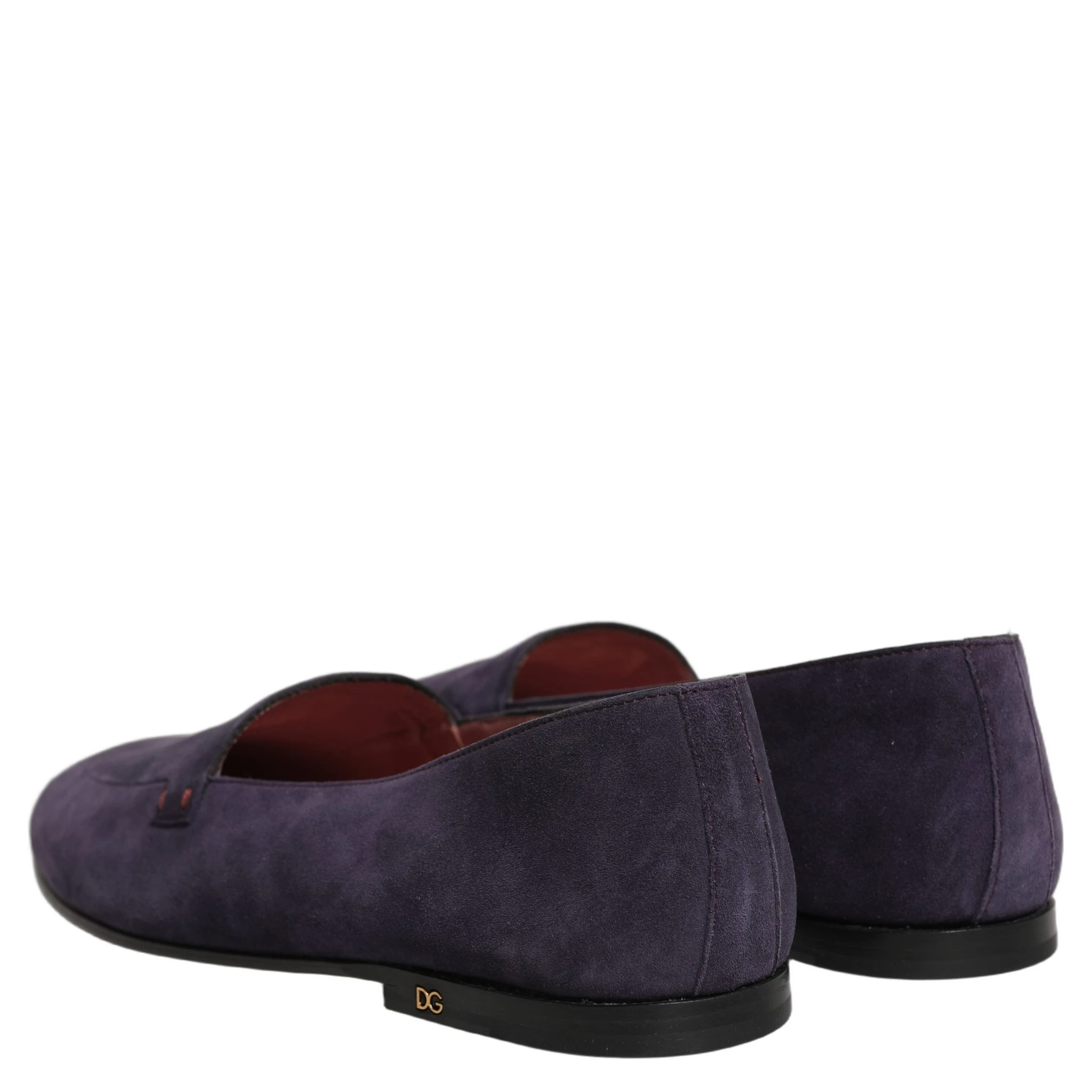 Violet Velvet Slip On Men Flats Loafers Shoes
