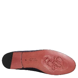 Violet Velvet Slip On Men Flats Loafers Shoes