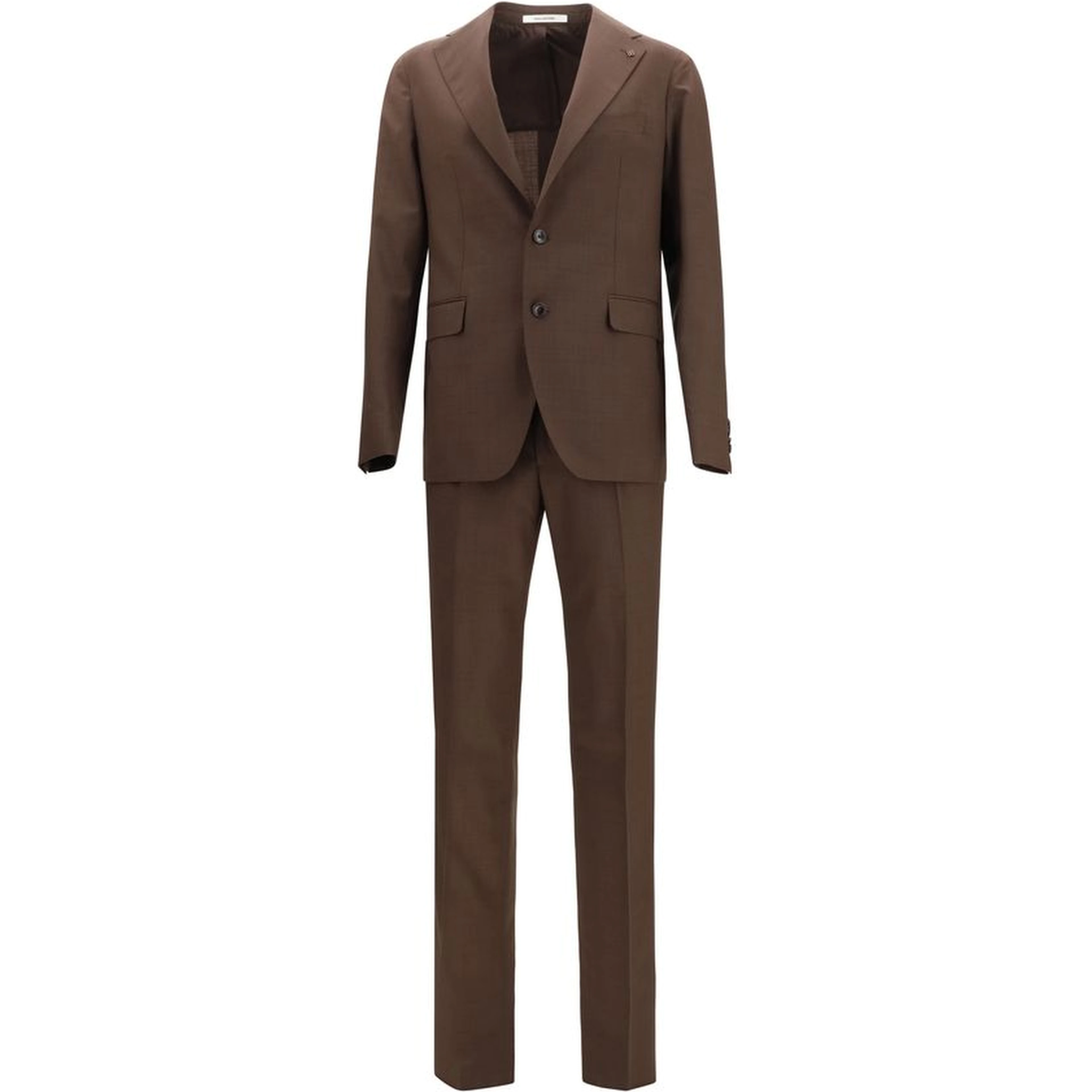 Brown Wool Oves Aries Two-Piece Suit