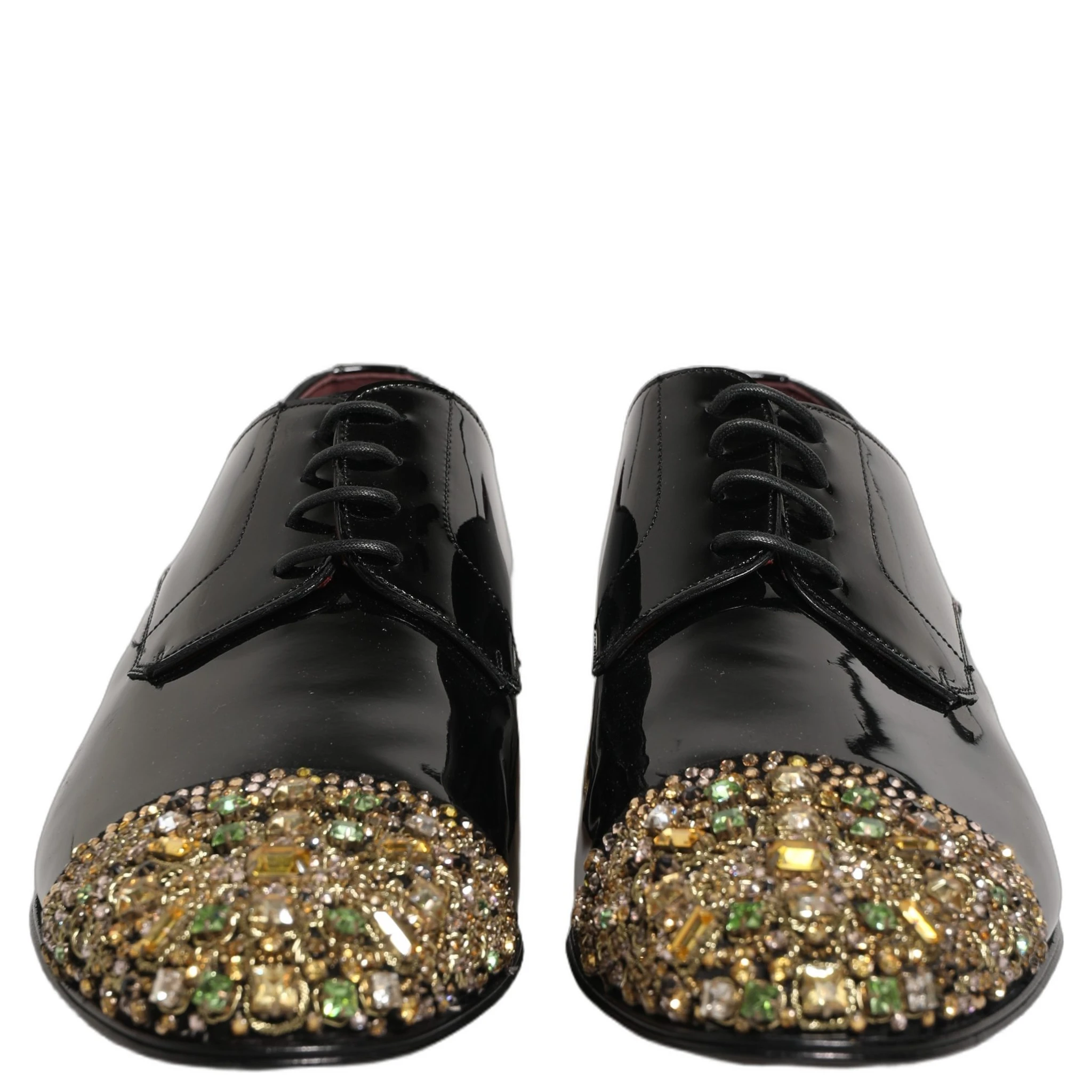 Black Embellished Men Derby Dress Formal Shoes