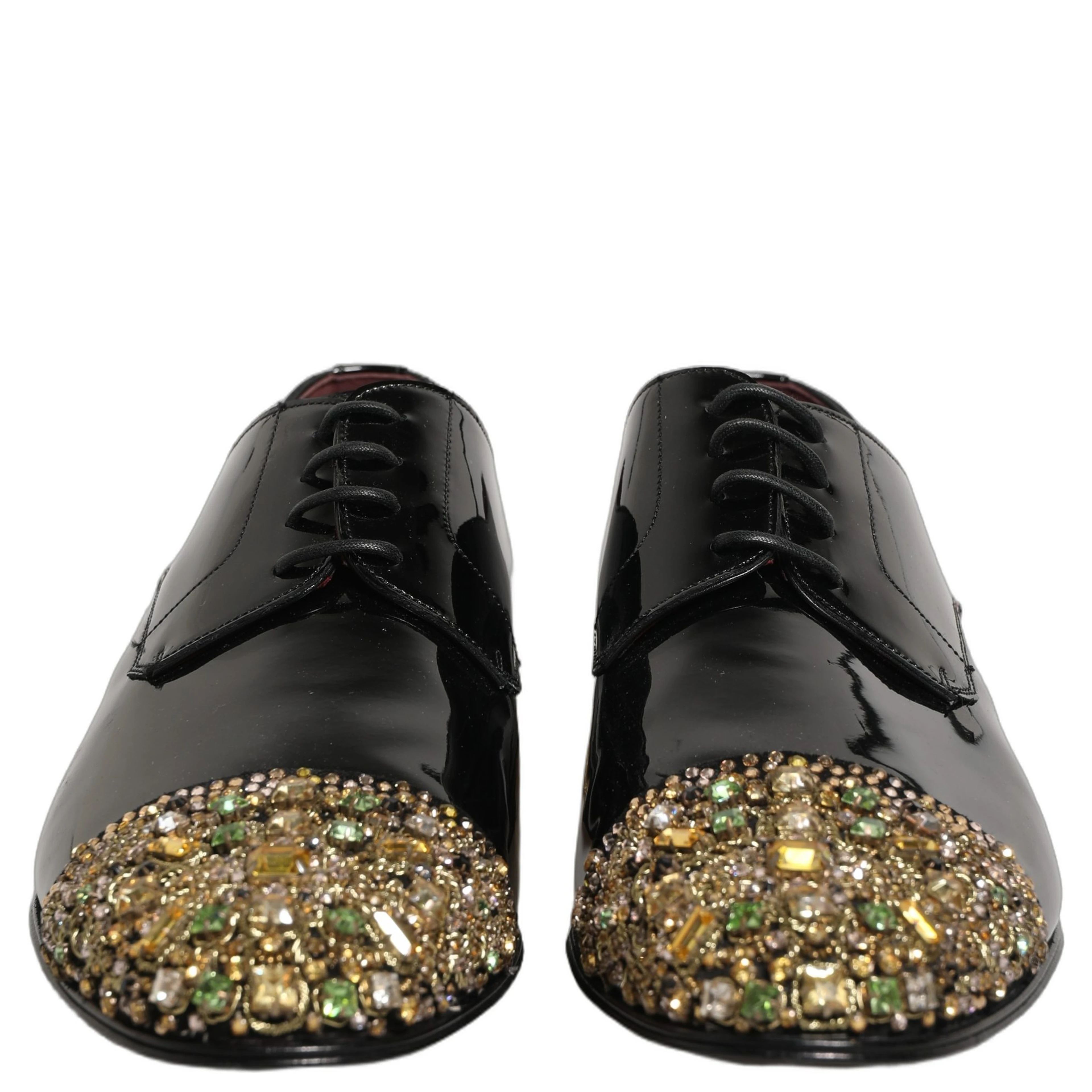 Black Embellished Men Derby Dress Formal Shoes