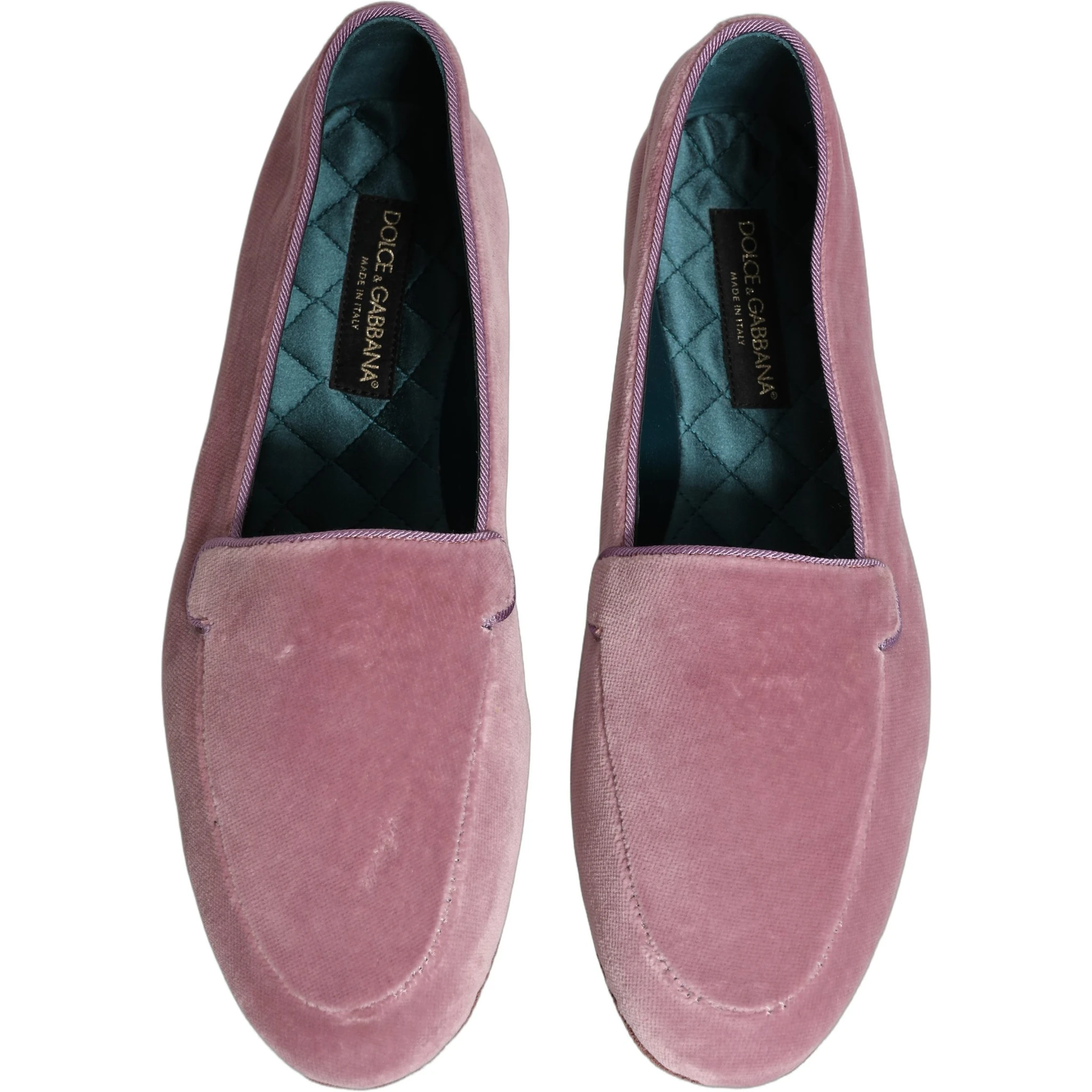 Pink Velvet Slip On Men Flats Loafers Shoes