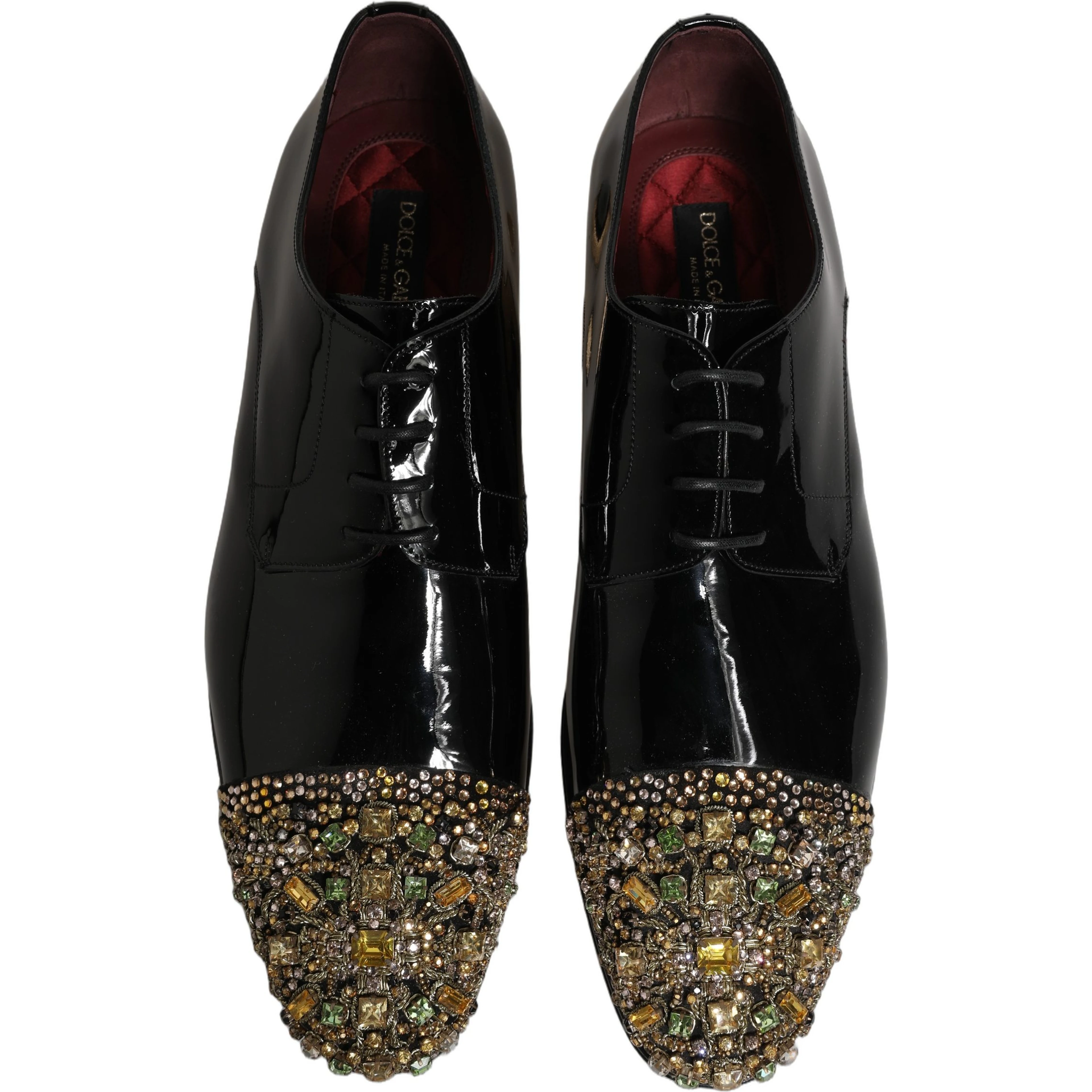 Black Embellished Men Derby Dress Formal Shoes