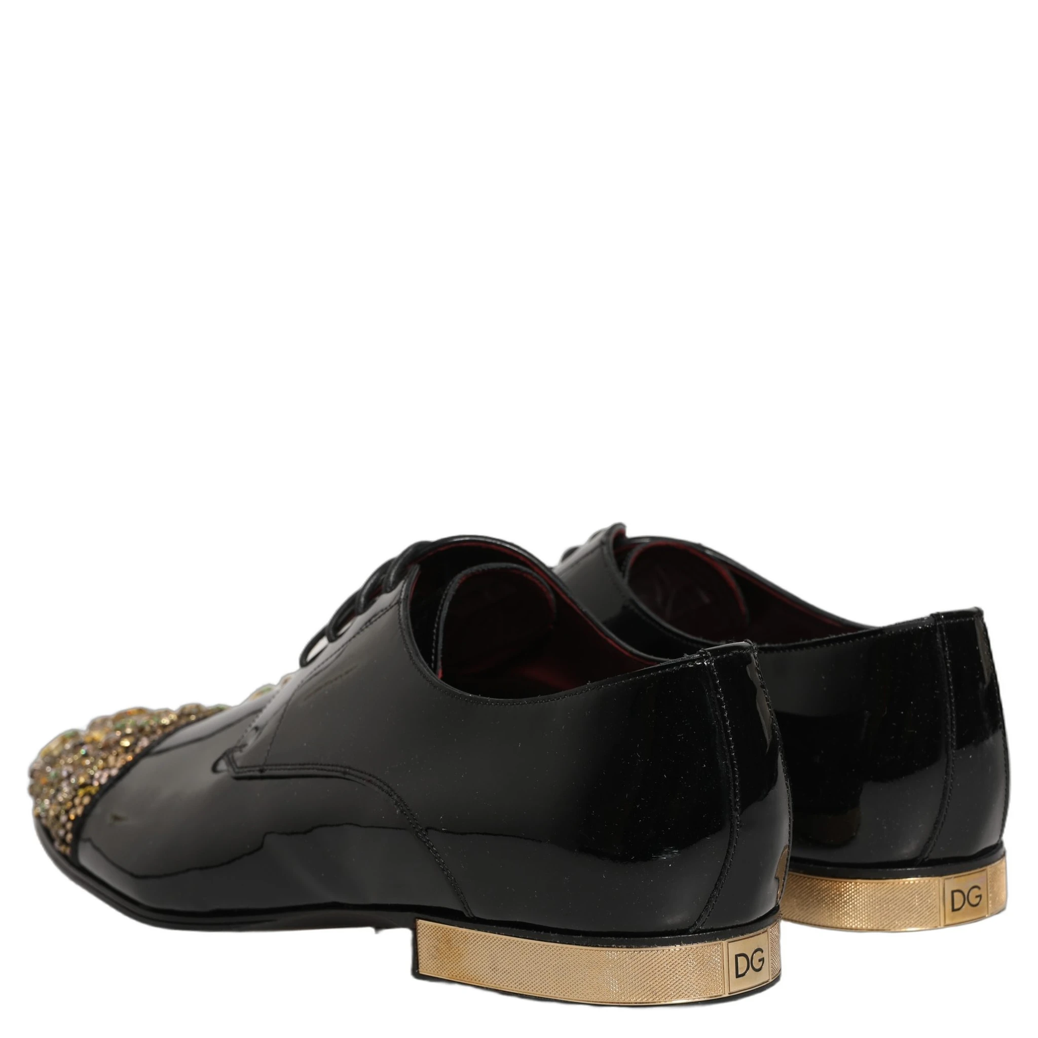 Black Embellished Men Derby Dress Formal Shoes