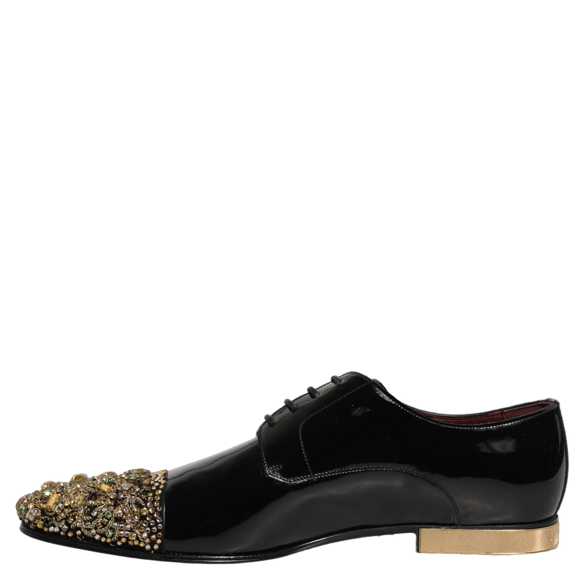Black Embellished Men Derby Dress Formal Shoes