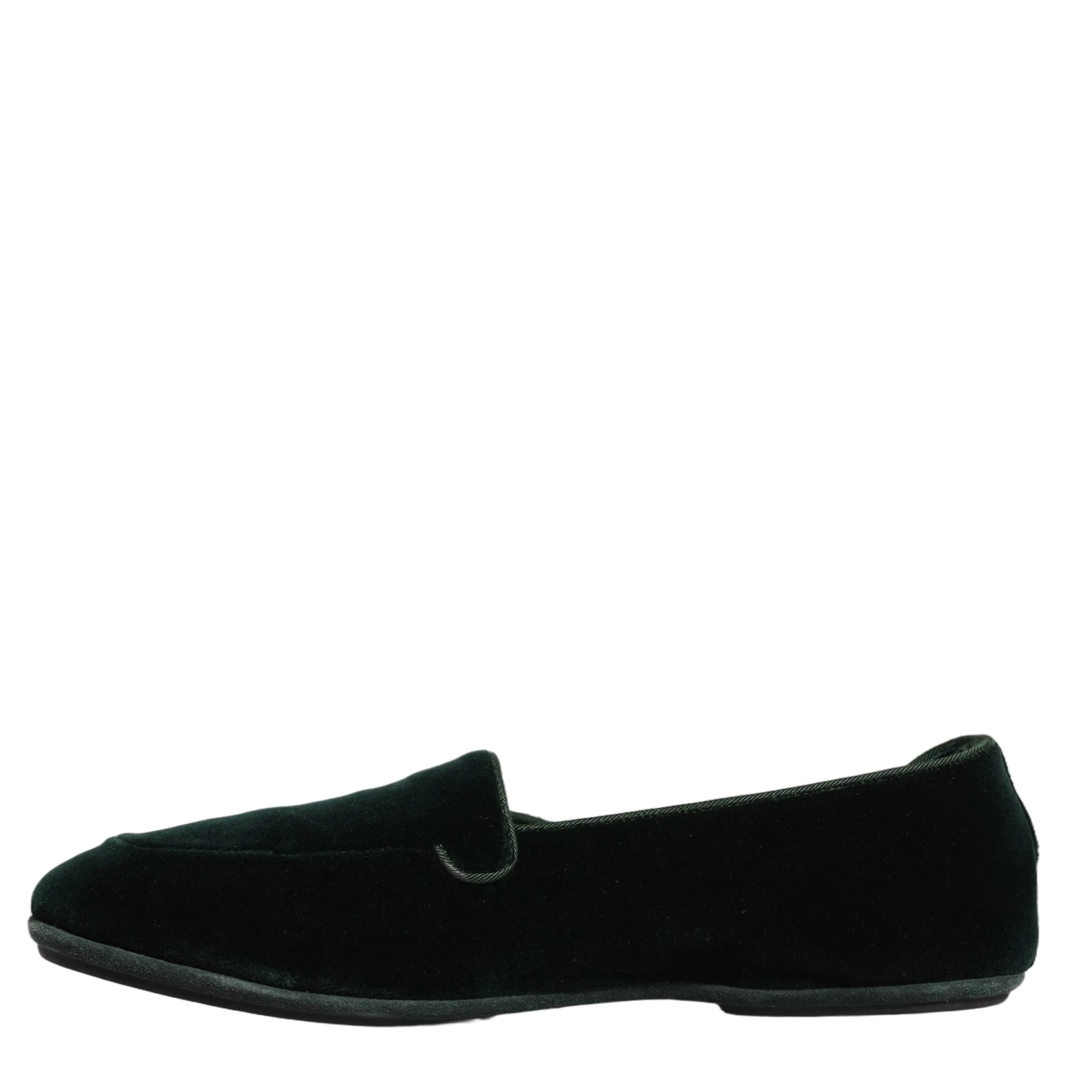Green Velvet Slip On Men Flats Loafers Shoes