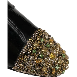 Black Embellished Men Derby Dress Formal Shoes