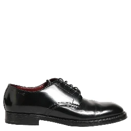 Black Leather Lace Up Derby Dress Formal Shoes