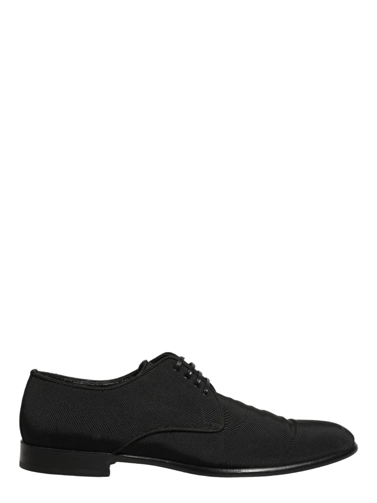 Black Suede Lace Up Derby Dress Formal Shoes