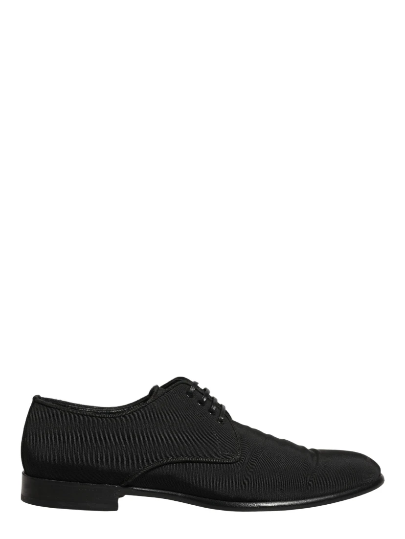 Black Suede Lace Up Derby Dress Formal Shoes