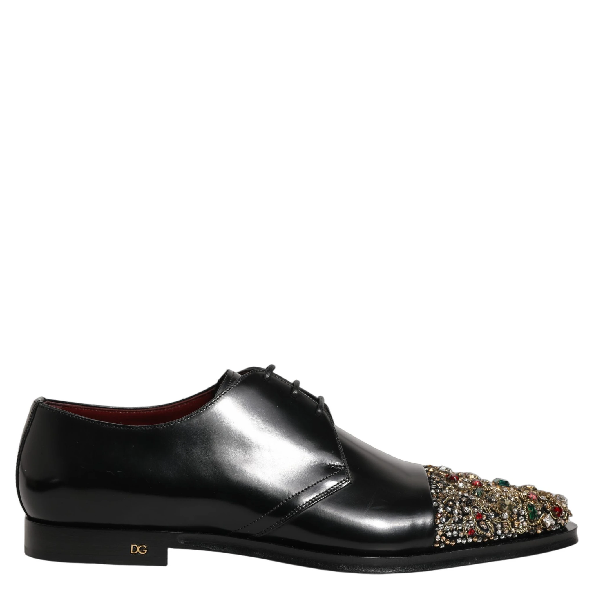 Black Embellished Derby Dress Formal Shoes
